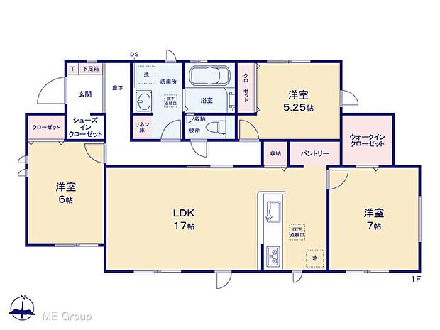 【3LDK】図面と異なる場合は現況を優先
