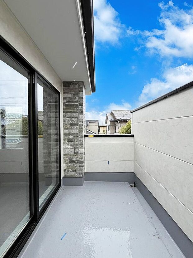 【バルコニー】風通しの良いバルコニー