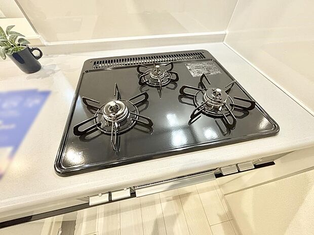 【3口コンロ】三口ガスコンロでお料理が一気にはかどりそう