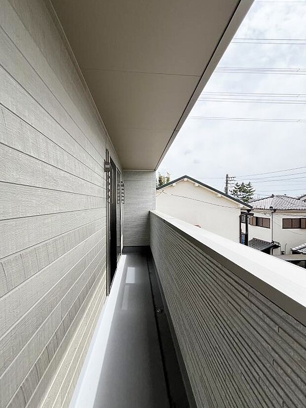 【バルコニー】風通しの良いバルコニー