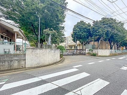 千葉市立さつきが丘東小学校 20m(1分)