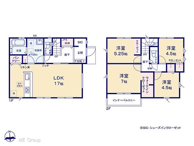 【4LDK】図面と異なる場合は現況を優先