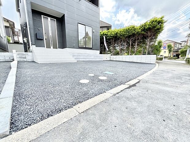 【駐車場】目の前が駐車場だと雨の日も大量にお買い物をした時も便利ですね
