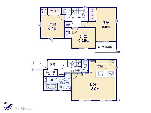 【3LDK】図面と異なる場合は現況を優先