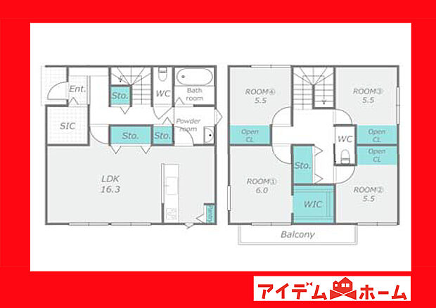 A号棟間取り