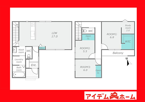 1号棟間取り