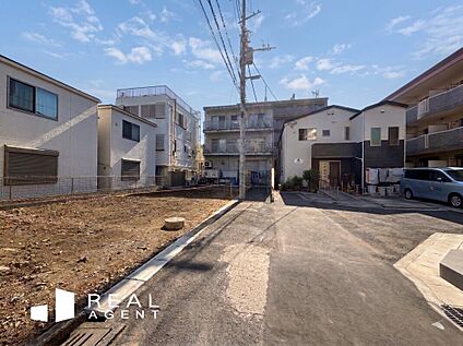 現地前面道路