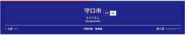 京阪本線・守口市駅（約960m）