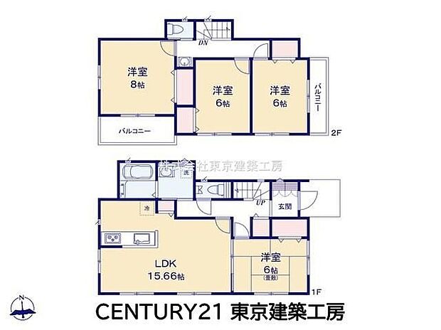 4LDK、土地面積167.45m2、建物面積102.68m2
