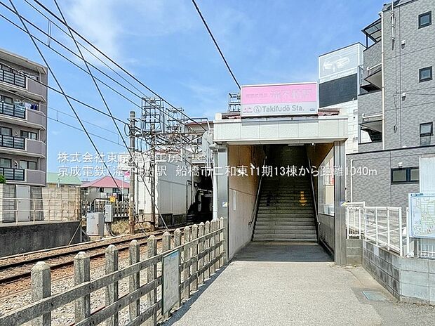 京成松戸線「滝不動」駅