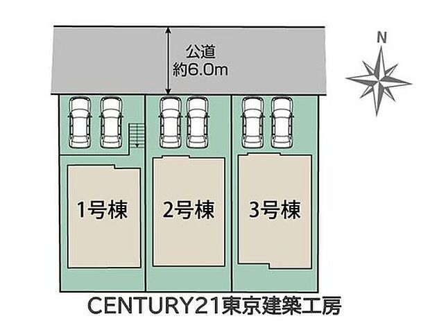 【区画図】4650万円、4LDK、土地面積133.83m2、建物面積104.27m2 