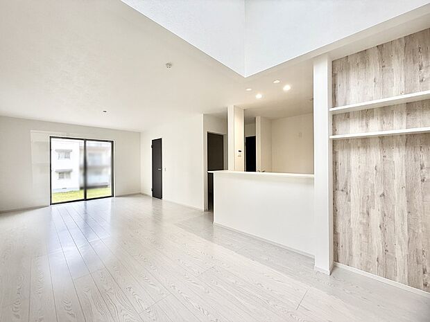 ■温もりを感じる、居心地のいいリビング