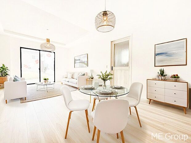 ■家具の配置がしやすく模様替えも楽しめる空間※家具はCGです