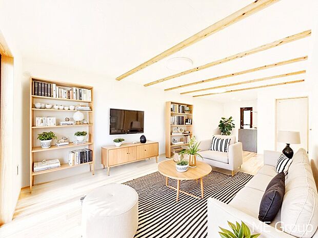 ■さりげないデザインが日常をセンスよく演出※家具はCGです