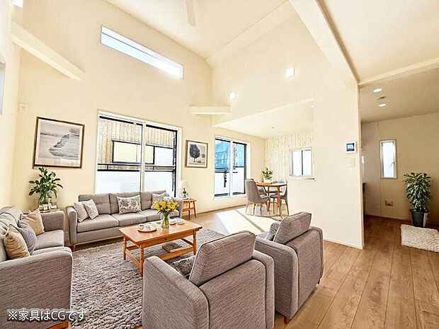 ■くつろぎと笑顔が集まる、心温まるリビング