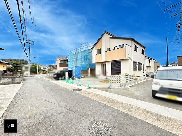 【前面道路含む現地写真】■新しい住まい、街の新しい風景