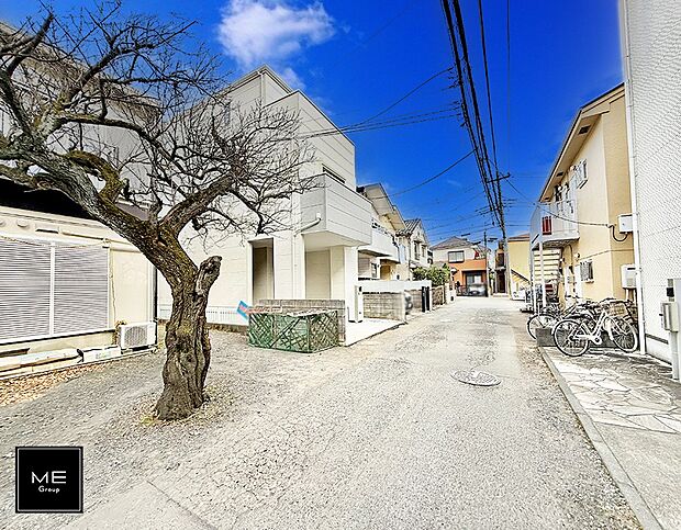 【前面道路含む現地写真】■新しい時代の息吹を感じる、心地よい環境