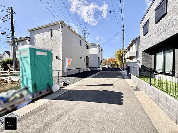 【前面道路含む現地写真】■新しい住まい、街の新しい風景