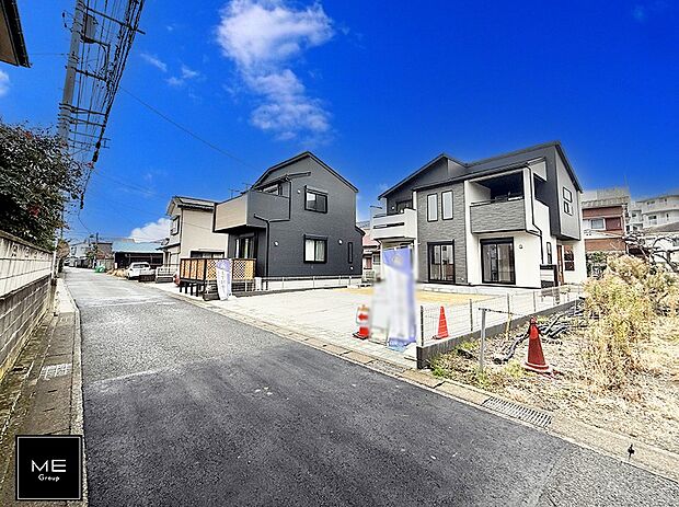 【前面道路含む現地写真】■新しい住まい、街の新しい風景