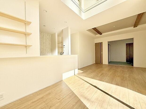 【リビング】■心落ち着く場所、ゆったり過ごせるリビング