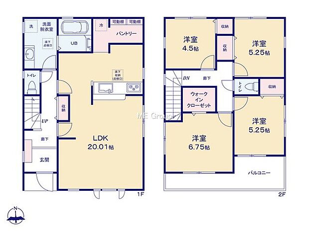 【4LDK】1号棟  