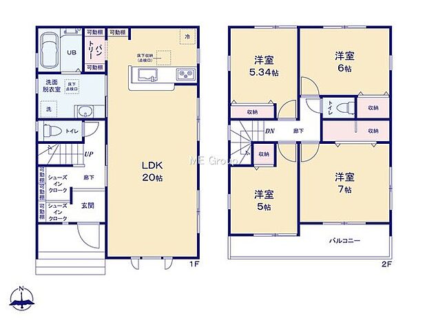 【4LDK】2号棟  
