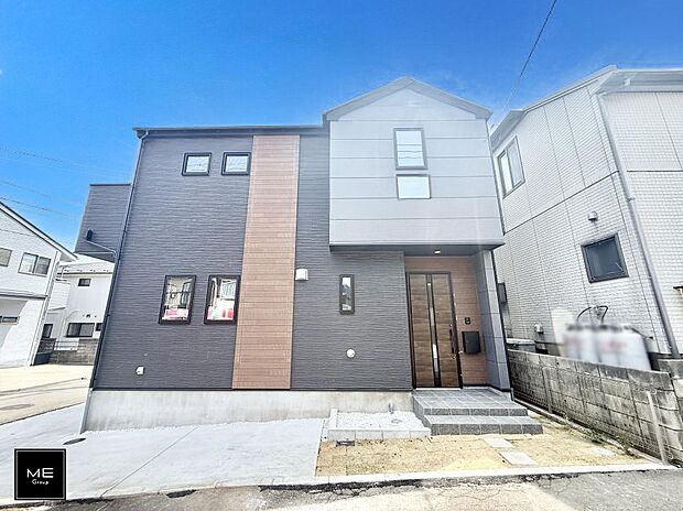 【現地外観写真】1号棟  ■家族みんなが笑顔で過ごせる、安心感のある住まい