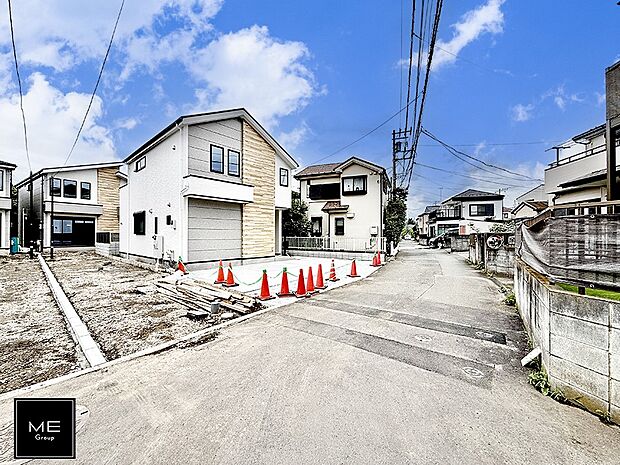 【前面道路含む現地写真】■新しい住まい、街の新しい風景