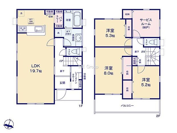 【3LDK+S】3号棟