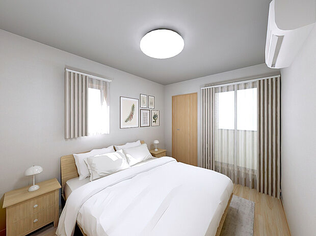 【イメージパース：洋室】
お持ちの家具の配置を考えると洋室のお部屋が暮らしやすいという方に。こだわりの家具やインテリアもしっくり収まります！