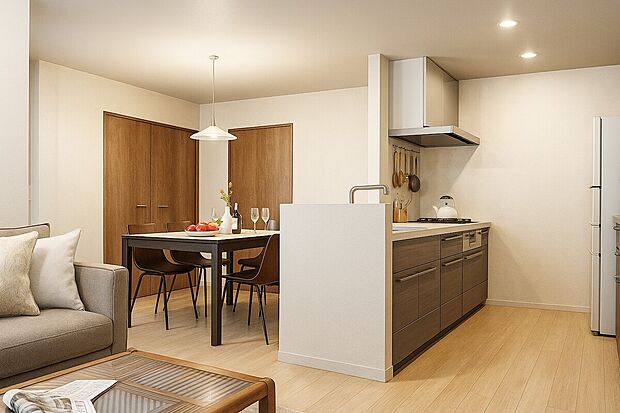 室内イメージパース：リビング
※イメージパースの為実際の仕上がりとは異なる場合がございます