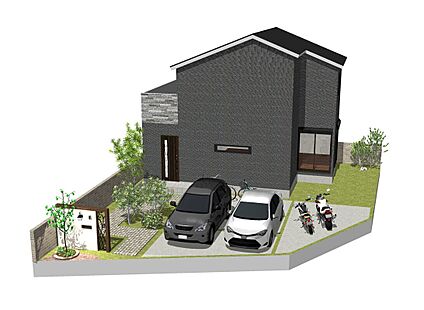 イメージパース：一括プラン外観