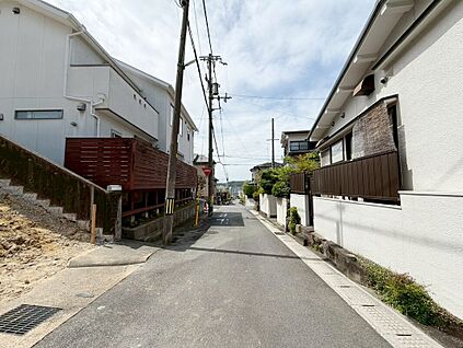 現地前道写真