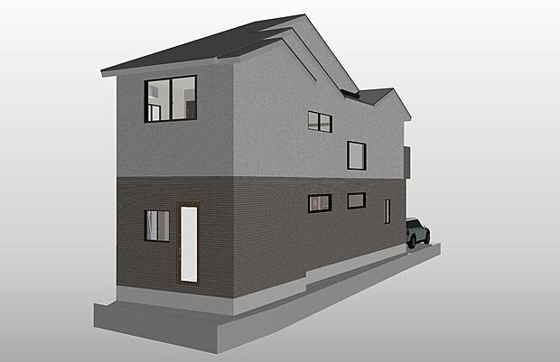 【【外観イメージパース】 】建物価格1699万円、建物面積90.84m2