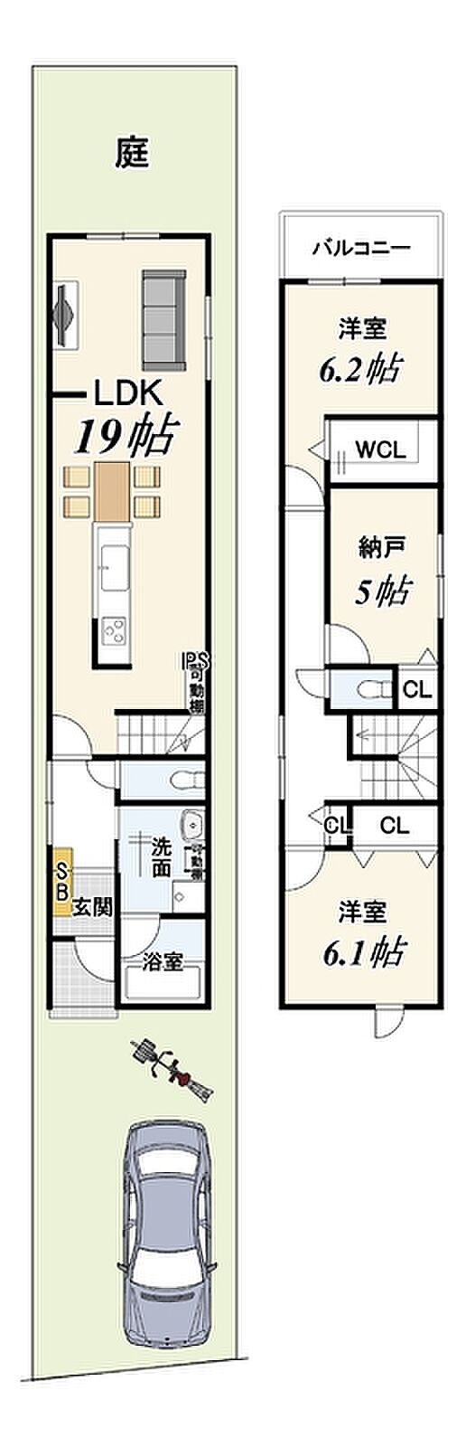 【新築参考プラン】建物面積91.74ｍ2/建物価格1799万円