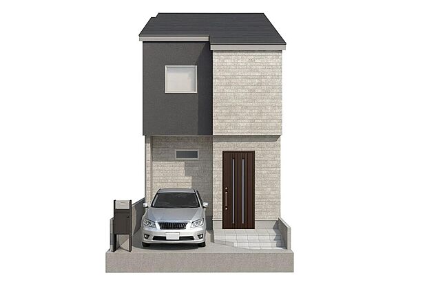 【3号地イメージパース】
当社では、お客様のライフスタイルに合わせた自由設計プランも対応しております！夢のマイホームを一緒につくりませんか？