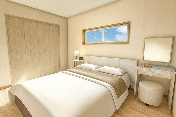 【【洋室/イメージパース】】クロスやフローリングはお好きな色に変更が可能です。家具の雰囲気に合わせた理想のお部屋作りができますね♪