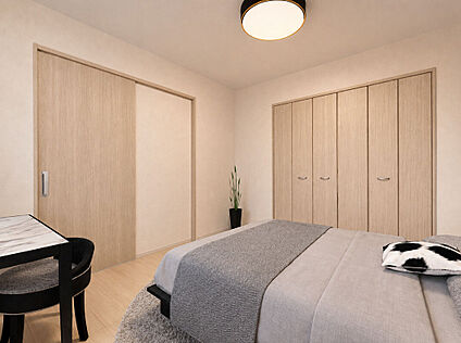 【2号地パース図：ウォークインクローゼット】