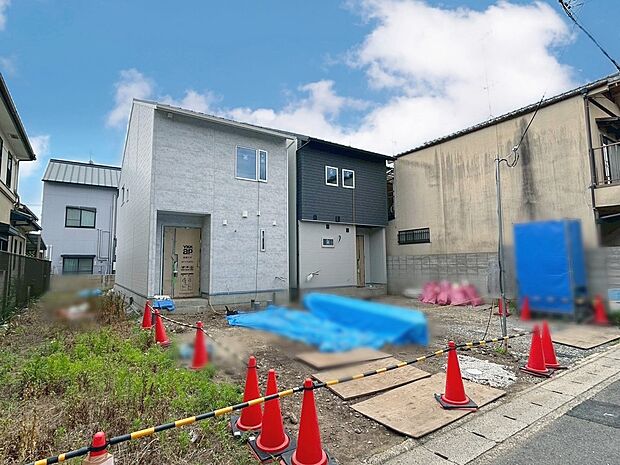【【現地・前道】】＼建築中！令和8年7月完成予定／現地＆モデルハウス見学予約受付中！本日、翌日のご見学はお電話がスムーズです→『０１２０-３８５-５４４』まで！現地（2026年6月14日）撮影