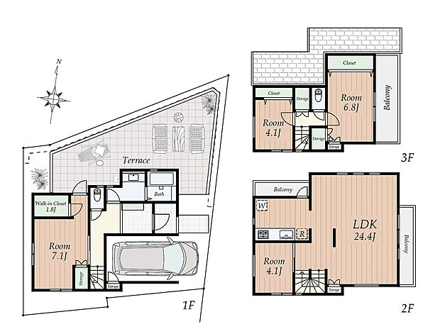 【参考プラン】
参考価格：2,710万円

◆◆ 【無料】 見学予約 受付中 ◆◆
ＴＥＬ ： 0120-530-132（通話無料）