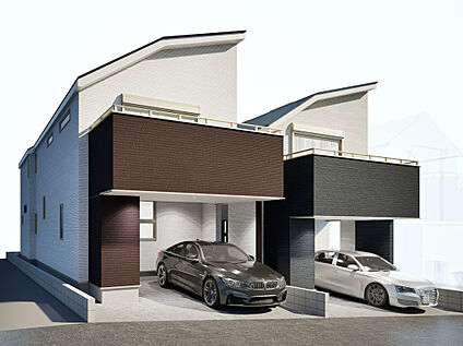 完成予想パース（外観）