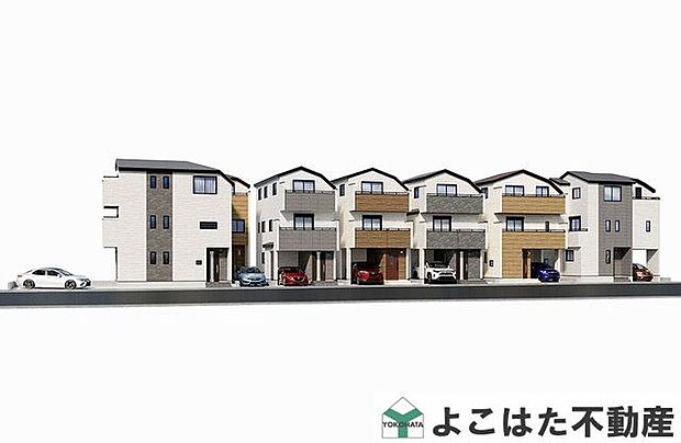 たっぷりの陽光が入ってくる建物配置です。風通しも良く、気持ちよく過ごせそうです