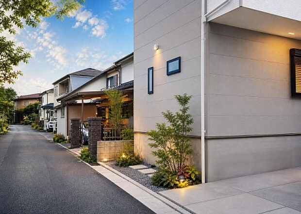 住宅用の土地では前面道路に2m以上接していなければならないと法律で定められています。しかし、お持ちの車のサイズやライフスタイルなどにより、2mでは利便が悪い場合もございますので、事前に確認しましょう。