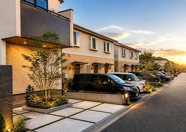 住宅用の土地では前面道路に2m以上接していなければならないと法律で定められています。しかし、お持ちの車のサイズやライフスタイルなどにより、2mでは利便が悪い場合もございますので、事前に確認しましょう。