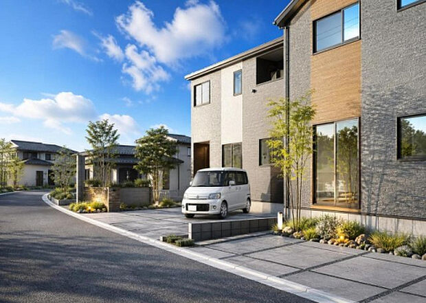 住宅用の土地では前面道路に2m以上接していなければならないと法律で定められています。しかし、お持ちの車のサイズやライフスタイルなどにより、2mでは利便が悪い場合もございますので、事前に確認しましょう。