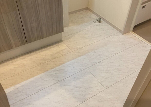 【脱衣場】多くの戸建て住宅で見かける洗面脱衣所は、洗面台と洗濯機が2畳ほどのスペースに並べられていて、洗面所が脱衣所を兼ね備えている間取りが一般的です。お客様が利用することもある、パブリックな空間でもあります。