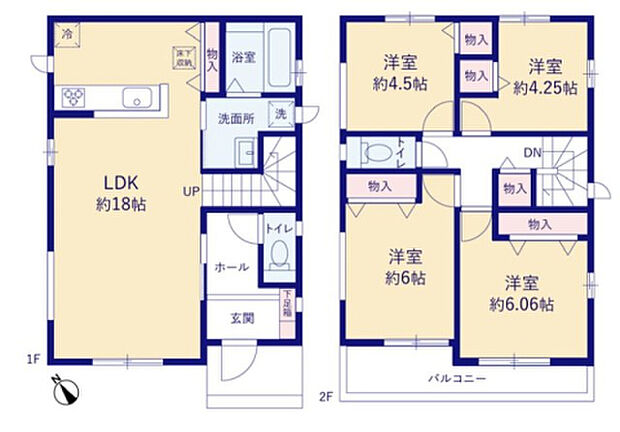 【4LDK】2026年9月築
子育て世代に最適な、機能性に優れた4LDK新築戸建。広いLDKは家族のコミュニケーションを促す対面キッチン仕様で、家事をしながらお子様の様子も見守れます。4つの個室は採光・通風に配慮し、快適な居住空間を実現。お子様の成長や在宅ワークなど、多様なライフスタイルに対応できる柔軟性も魅力です。耐震・断熱性能ともに高水準で、安全と省エネを両立。閑静な住宅街で、ご家族の新しい暮らしをスタートできる理想の住まいとなっております。