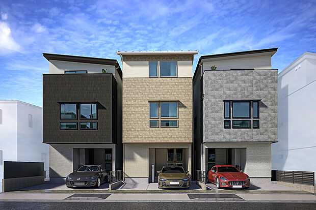 T-1、T-2、T-3／外観完成予想図