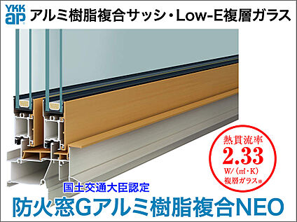 樹脂複合サッシ【YKKap／防火戸Gアルミ複合NEO】