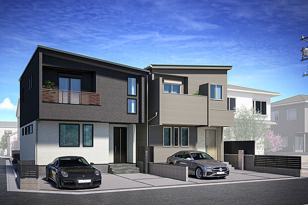 【外観完成予想図】T-2、T-1／外観完成予想図